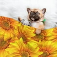 thumbnail image 3 of Naloa 3D Sunflowers Dog Blanket, 3 Sizes Cat Blanket for Indoor Cats Large Medium Small Dog Gifts-Small, 3 of 8