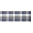 thumbnail image 2 of DII Tri-Color Checkered Cotton Table Runner, French Blue, 14"W x 108"L, 2 of 3