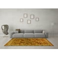 thumbnail image 3 of Ahgly Company Machine Washable Indoor Rectangle Persian Yellow Traditional Area Rugs, 4' x 6', 3 of 4
