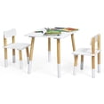 thumbnail image 4 of Set mesa y 2 sillas Costway madera de pino blanco, 4 of 6