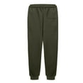 thumbnail image 5 of dazeni Boys Fall Winter Jogger Pants Fleece Lined Sweatpants with Pockets Solid Casual Active Drawstring Sweat Pants, 5 of 6