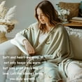 thumbnail image 5 of Bunny Rabbit Fleece Blanket Adults, Cute Animal Floral Cozy Throw Blanket, Soft Warm Plush Blanket with Adorable Bunnies for Home Decor, 50x60 inches, 5 of 5