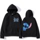 thumbnail image 1 of Sudadera con capucha de dibujos animados de Disney Stitch para mujer, ropa de calle de Manga, Harajuku, Anime, divertido, invierno, años 90, 1 of 1