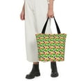 thumbnail image 4 of KLL Tote Bag for Women Vegetable Print Shopping Grocery Reusable Bags for Office School Shopping Travel, 4 of 6