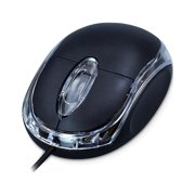 Wired USB Optical Mouse for PC Laptop Computer Scroll Wheel LED Lights E4T9
