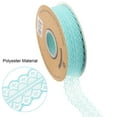 thumbnail image 3 of Uxcell Lace Trim Ribbon Polyester Wedding Lace Ribbon Lace Gift Wrap Ribbon for Dress Decorations Blue 50Yard, 3 of 6