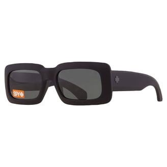 Spy Optic Rocky Sunglasses - Matte Black Frame, HD+ Gray Green Polarized Lens With Blue Mirror