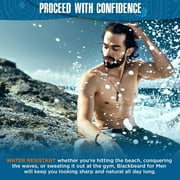 Blackbeard for Men Instant Beard Color – All Day Beard, Mustache, Eyebrow, and Sideburns Color – Temporary, Hypoallergenic Beard Dye Alternative – Up to 45 applications – Dark Brown , 1 Pack