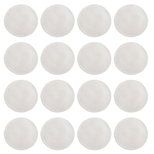 ColoMX Almohadillas redondas de algodón de maquillaje de 300 piezas, removedor de algodón suave facial de tres capas espesado