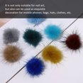 thumbnail image 2 of Linda Bola De Piel De Visón Polar Suave Extraíble 3D Uñas Pelo Esponjoso Colorido Diy Juego De Bolas De Hojaldre Magnéticas Con Base Extraíble Para Fiesta En Casa Al Aire Libre Guardurnaity CE003174-02, 2 of 6