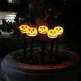 thumbnail image 5 of BZPIZ 2Pcs Pumpkin Halloween Garden Light Stakes LED Eyeball Swaying Firefly Light Waterproof Ornaments Halloween Lights Waterproof Halloween Stakes Lighted, 5 of 9