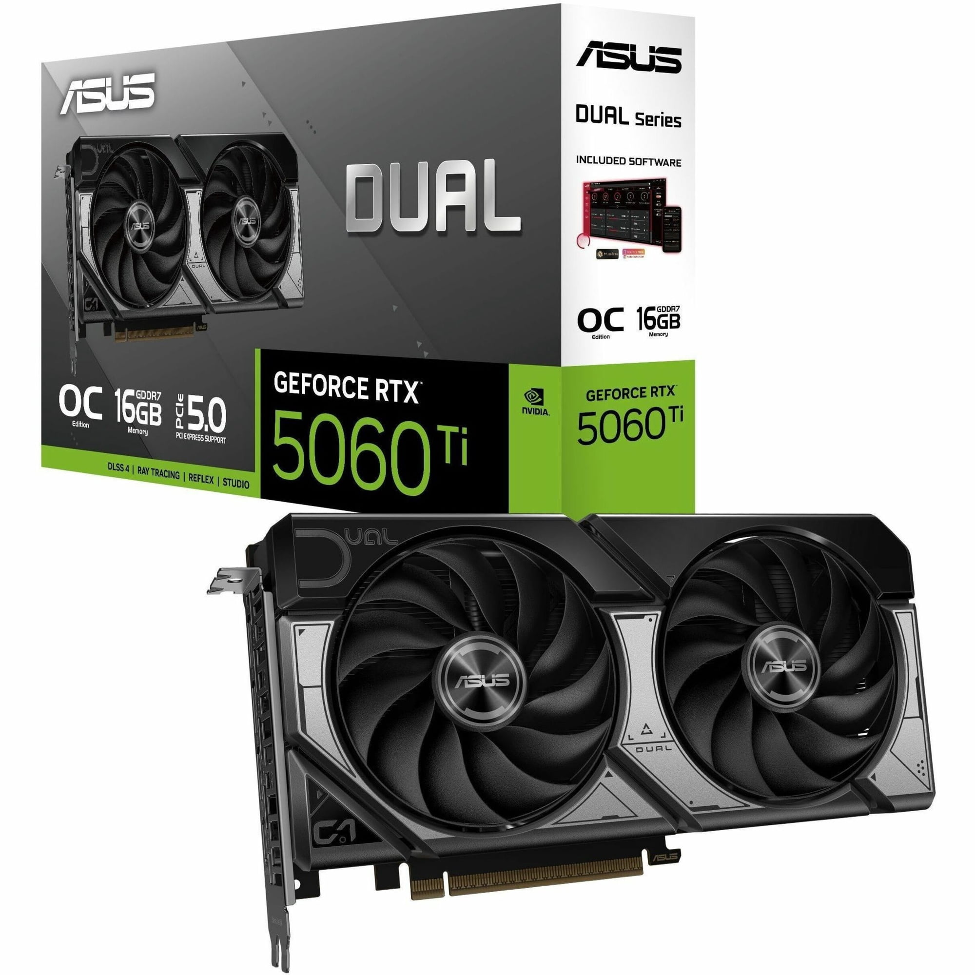 ASUS Dual GeForce RTX™ 5060 Ti 16GB GDDR7 OC Edition
