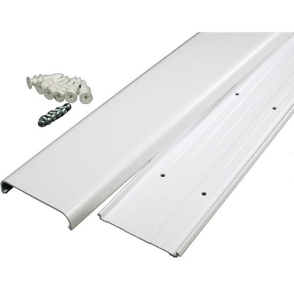 Legrand Wiremold Cable Management Kit - Cable Cover for Wall Mount TV - 48 in, White