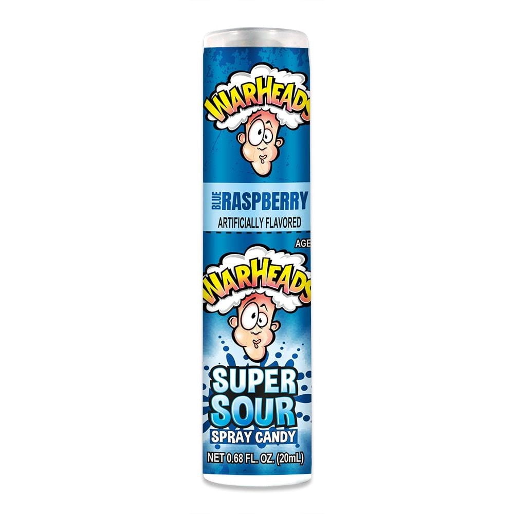 Warheads Super Sour Spray Candy, Assorted Flavors, 24-Count Display Box (Pack of 12)