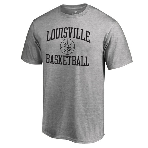 Men's Heathered Gray Louisville Cardinals In Bounds T-Shirt