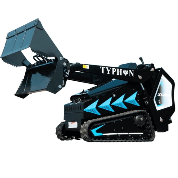 TYPHON 4-in-1 Combo Bucket Attachment for STOMP X1300 & STOMP 509 Mini Skid Steer Loaders