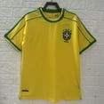 thumbnail image 1 of 1998 Retro Brazil Home Football Classic Jersey, 1 of 2