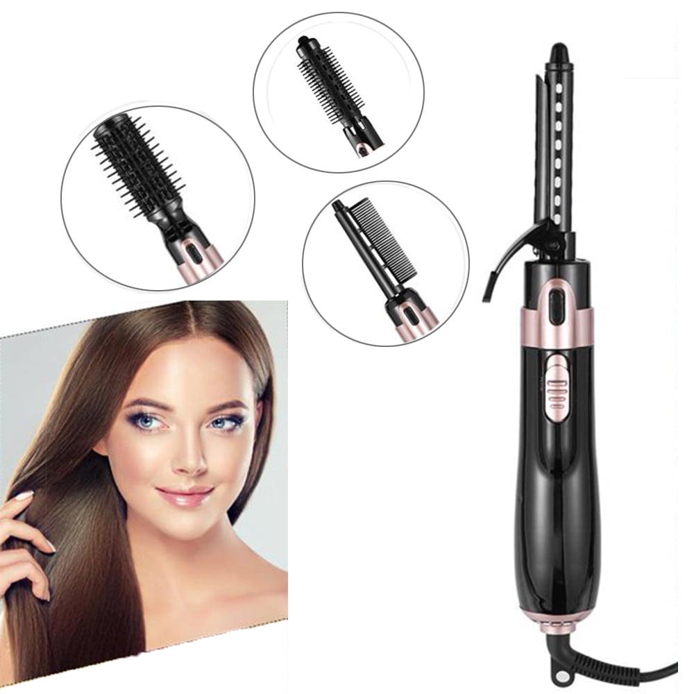 Dicasser Four-in-one function Home Hair Dryer With Replacement Head Styler  Electric Salon Hot Air Comb With Two Gears Of Temperature Adjustment  Suitable For Curly Hair Straight Hair 