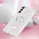 thumbnail image 5 of Funda para Samsung Galaxy A05S con Brillo Líquido Flotante, Purpurina, Parachoques y Anillo Giratorio Soporte, 5 of 5