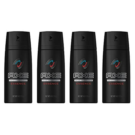 AXE Body Spray for Men, Essence, 4 Oz, Pack of 4
