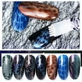 thumbnail image 4 of Double head magnetic pen plum blossom printing flower magnetic pen nail art, 4 of 5