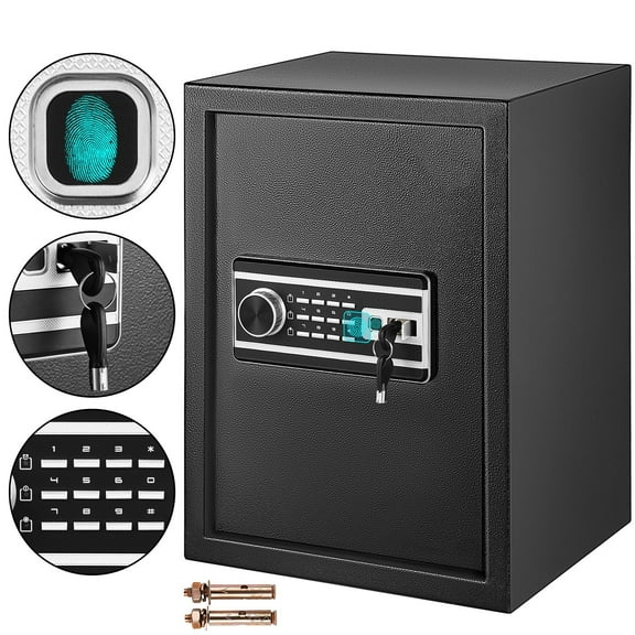 Hyxoo Safe Box Lock Security 2.1 Cubic Feet Digital Safe Key Lock Home Office