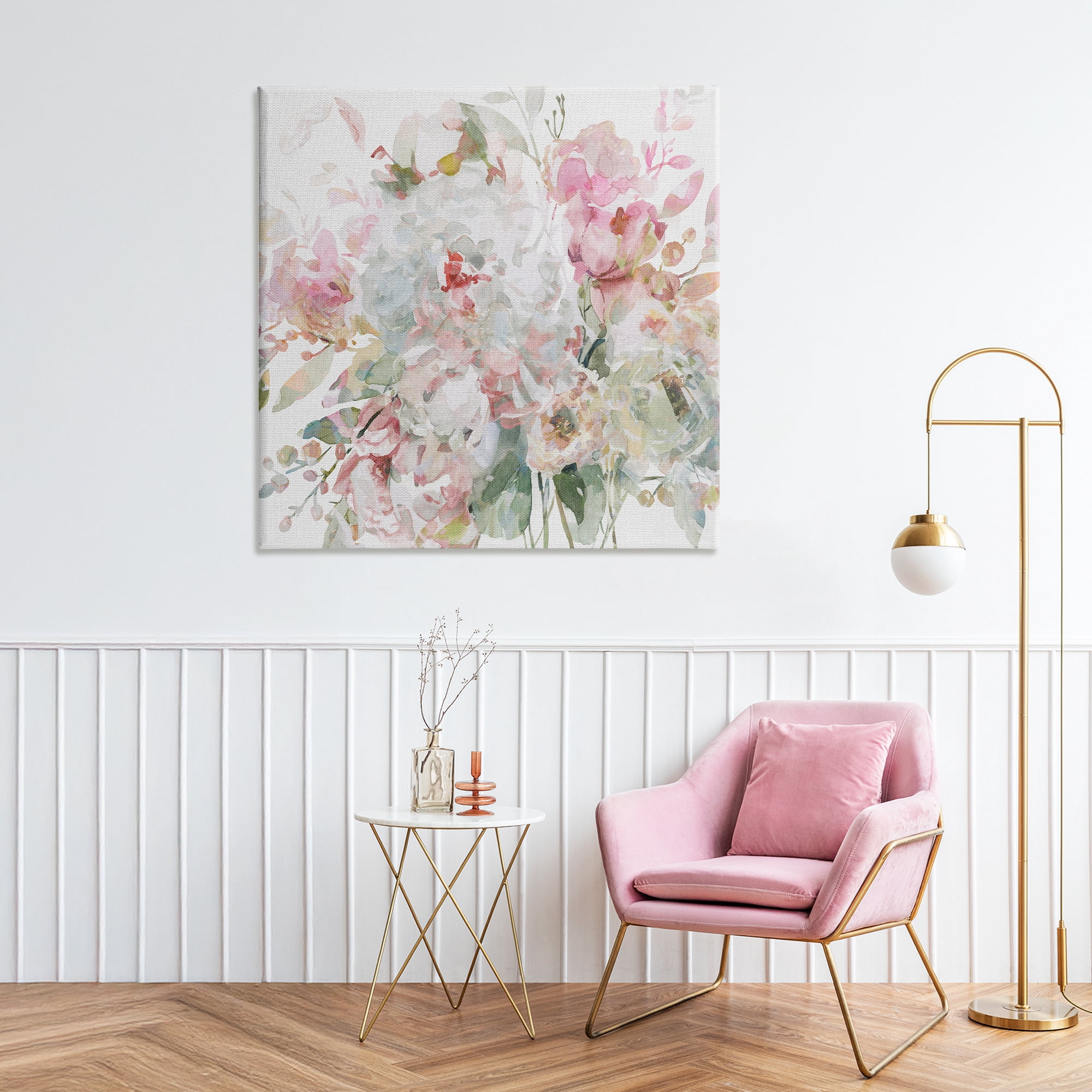 Stupell Industries Romantic Pastel Blossoms Canvas Wall Art, design by Carol Robinson