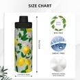 thumbnail image 3 of Haiem Lemon Seamless Pattern Oil Painting Effect Printed Sports Insulated Kettle 18oz stainless steel kettle Leak-proof Water Bottle,Double-wall Insulated Bottle for Travel,Sports,Fitness, 3 of 7