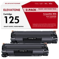 125 CRG-125 2-Pack Black Toner Cartridge Compatible for Canon Cartridge 125 CRG125 used for Canon Imageclass mf3010 lbp6000 Printer Ink (3484b001)
