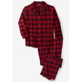 thumbnail image 2 of KingSize Men's Big & Tall Plaid Flannel Pajama Set, 2 of 4