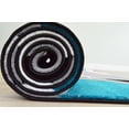 thumbnail image 6 of Planet Rugs Premium 3D Thick Abstract Indoor Area Rug 1062 Turquoise 7'9''x10'8'', 6 of 11