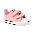 thumbnail image 2 of Converse Unisex Kids Chuck Taylor All Star Hook and Loop Glitter Casual & Dress Shoes, Storm Pink, 2 of 6