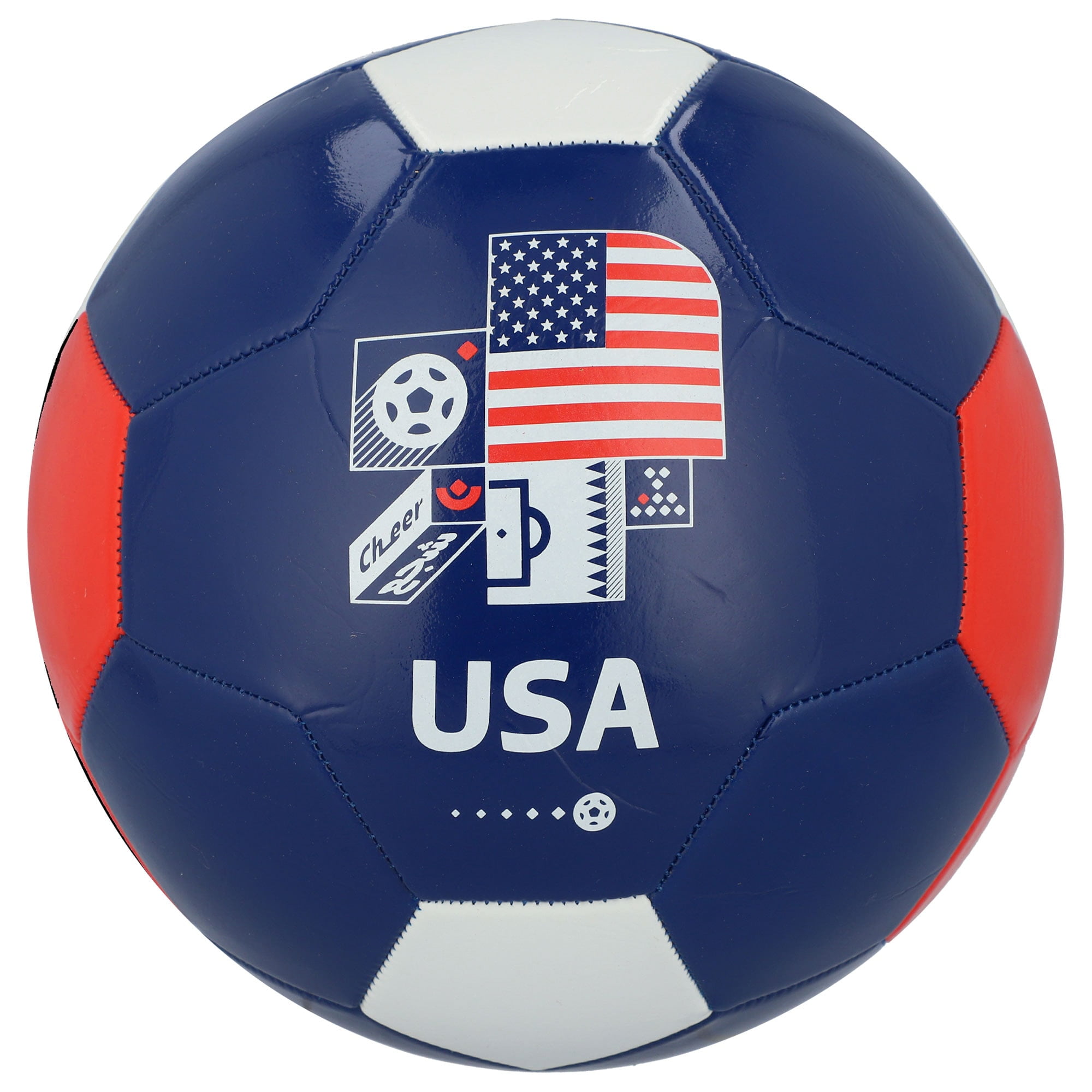 Capelli Sport US Soccer 2022 World Cup Color Block Soccer Ball