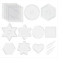 thumbnail image 1 of 15 Piezas Tableros Perforados Cuentas de Fusible 5Mm,Tableros Fusibles PláStico,Kits Transparentes Grandes,Suministros Plantilla para Abalorios, 1 of 6