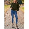 thumbnail image 2 of PRETTYGARDEN Women's Oversized Sweaters Sleeve Crew Neck Jumper Tops Chunky Knit Pullover Sweater, 2 of 6
