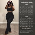 thumbnail image 6 of 2 Piece Sets for Women Casual Sweatsuits Sleeveless Tank Top Matching Flare-Leg Pants Outfit Sets Yellow S, 6 of 7