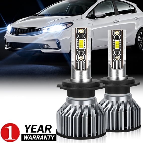 For Kia Forte5 2017-2018 LED Headlights Low Beam 2 Bulbs Kit White