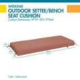 thumbnail image 4 of DUCKCOVERS® Weekend All-Weather Outdoor Bench Cushion, 4 of 8