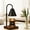 Black-2, variant on Green Candle Warmer Lamp with 2 Bulbs for Jar Candles, Adjustable Height with Timer & Dimmer
