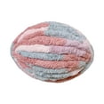 thumbnail image 1 of Thick Chunky Yarn Polyester Yarn for Knitted Blanket Mat Pet Beds Rug Making Blue Pink, 1 of 8