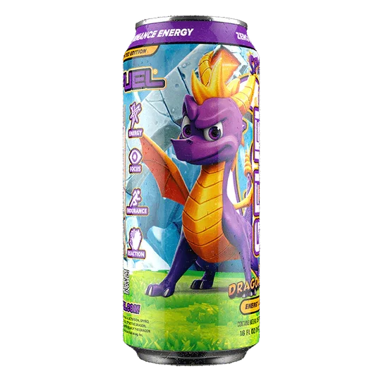 【★G/TRAGON★】 G Fuel Spyro The Dragon Energy Drink, 16 Oz Can - Walmart.com