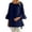 C637/Dark Blue, variant on Tops For Women 2026 Casual Short Sleeve Crew Neck Shirt Soft Linen Like Textured Solid Color Blouse For Everyday Wear Comfortable Fashion Outfits Trendy Clothes