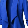 thumbnail image 5 of Aoochasliy Womens Jackets and Coats Clothes Solid Open Front Cardigan Long Sleeve Coat, 5 of 5