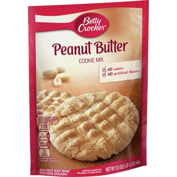 Betty Crocker Peanut Butter Cookie Mix, 17.5 oz