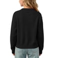 thumbnail image 4 of ZOYOEN Toddler Girls Cardigan Sweaters- Long Sleeve Button Up Knit Cotton Casual Kids Fall Winter Clothes Black Size 2 T, 4 of 9