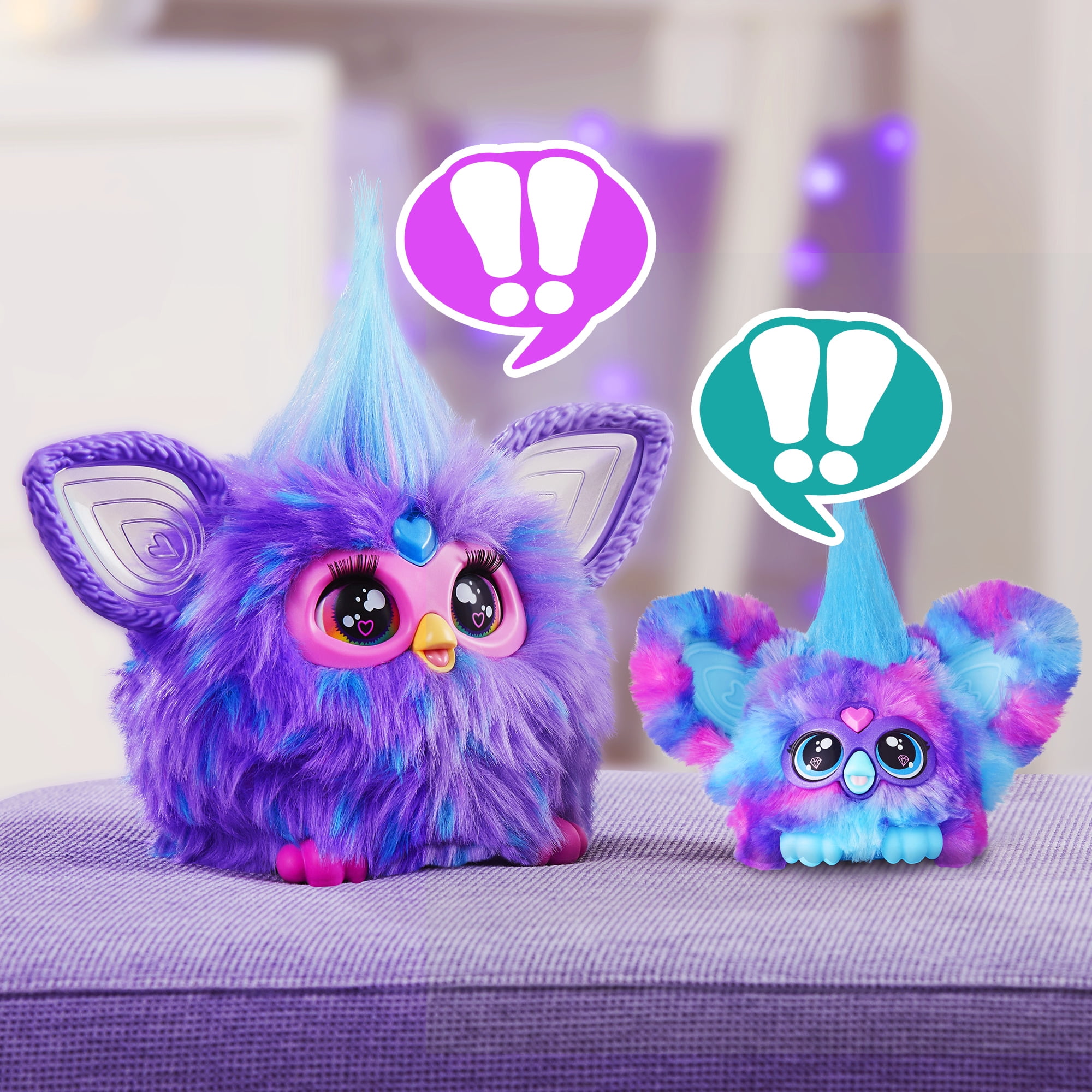 新品未開封Furby パープル ぬいぐるみHASBRO Furby Purple Interactive Plush Toy - Furby