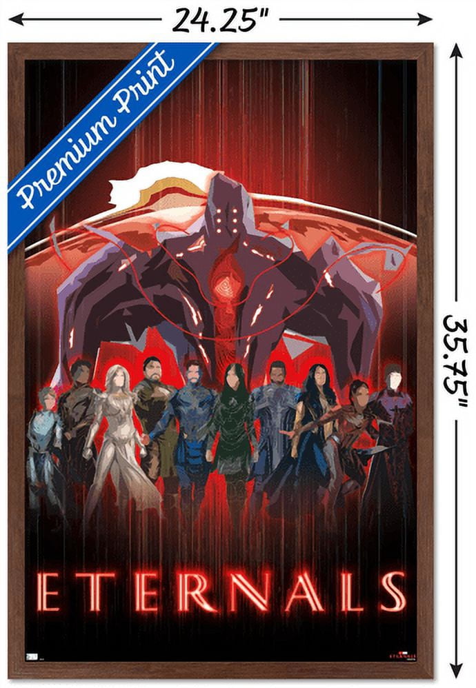 Marvel Eternals - Shadow Wall Poster, 22.375" x 34", Framed
