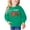 Green, variant on Odeerbi Toddler Boys Girls Christmas Crewneck Sweatshirts Fall Winter Cotton Pullover Sweatshirt Winter Christmas Letter Print Long Sleeve Sweatshirt Toddler Clothes Black