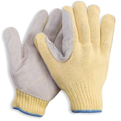 

NS KutShieldz™ Kevlar Leather Palm Level A3 Cut Resistant Gloves (4 Pairs)