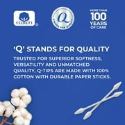 Q-tips Cotton Swabs, Precision Tips, Travel Size Toiletries for Beauty and Home, 100% Cotton, 30 Count​​